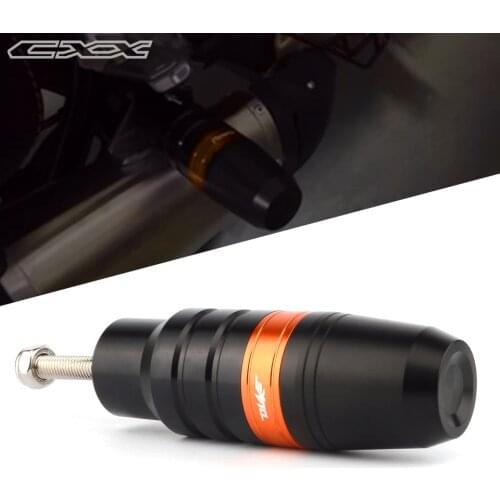 Motorbike accessories For KTM DUKE 390 duke390 2017 2018 2019 2020 Orange Exhaust Frame Sliders Crash Pads Falling Protector
