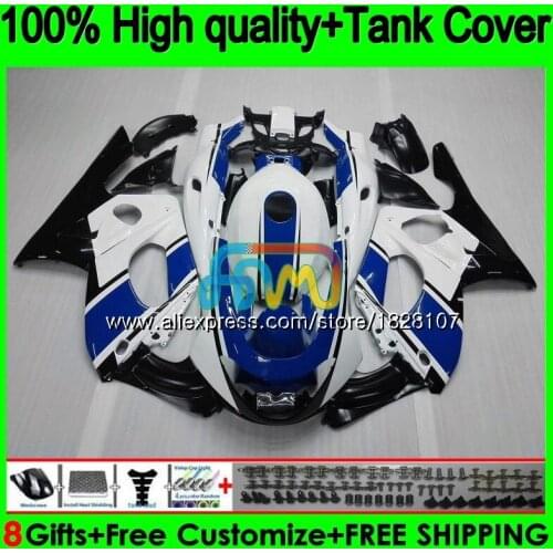 YZF-600R For YAMAHA YZF600R Thundercat 96 97 98 1999 2000 2001 02 72BS.121 YZF 600R 1996 1997 1998 99 Blue white 00 01 Fairing