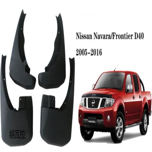 Car Mud Flaps For Car Mud Flaps For Nissan NAVARA/Frontier/NAVARA NP300 2005-2020 Splash Guards Fender Mudflaps Accessories