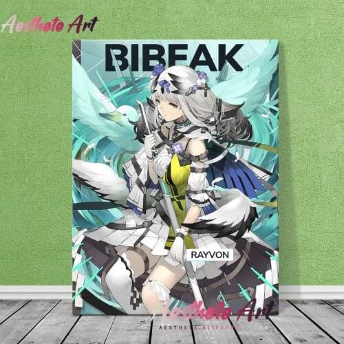 Bibeak Arknights Home Decor Canvas Posters Prints Decoration Art Wall Pictures Living Room Painting
