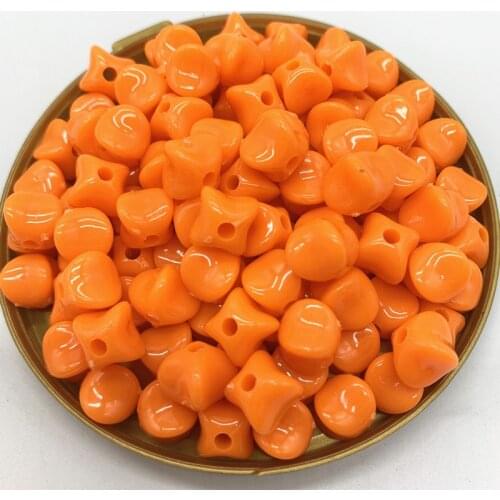 Wholesale 50pcs/lot 8mm Acrylic Beads Spacer Loose Beads For Jewelry Making DIY Bracelet Earring #QT08