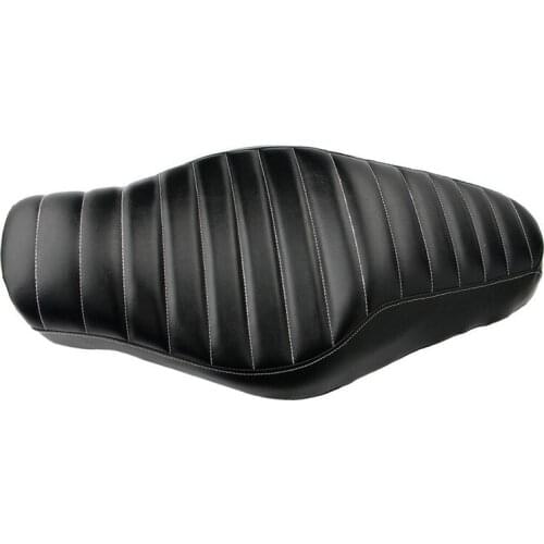 Black Motorcycle Driver Passenger Two Up Seat For Harley Sportster 883 XL883 XL1200 Seventy two Forty Eight