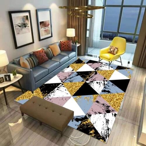 Geometric Getro Rug Soft Flannel 3D Printed Rugs Parlor Mat Area Rugs Anti-slip Large Carpet Rug Living Room Decor 03