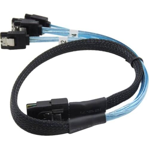 Mini SAS 36P SFF-8087 to SATA 7P Hard Disk Data Sync Server Breakout Cable Cord Computer Cables & Connectors переходник