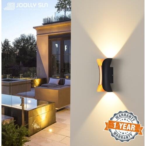 Outdoor Wall Light Waterproof Porch Light Outdoor Lighting Wall Lamps Aluminum Balcony Light Wall Mounted Outside Light With Led