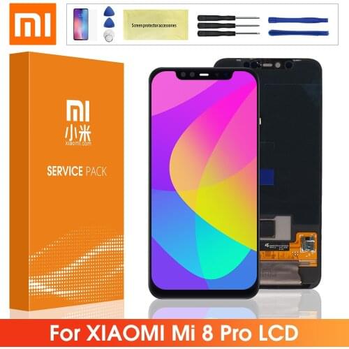 Original LCD For Xiaomi Mi 8 Pro LCD Display Touch Screen Digitizer Assembly Replacement For Xiaomi mi8 pro LCD Screen