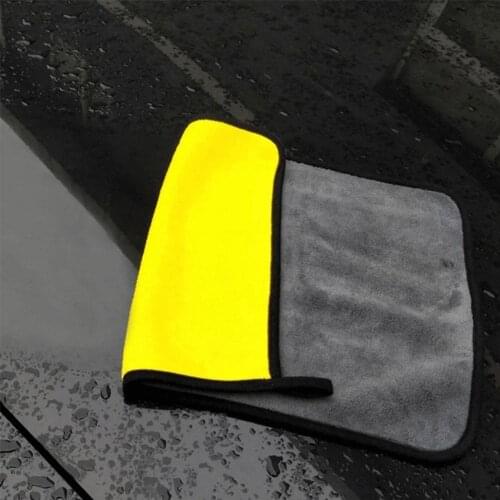 Car Wash Towel Microfiber Cleaning Cloth Washing Towel Drying Rag Car Polishing Details Soft No Hair Loss Mildew Proof 30*30cm