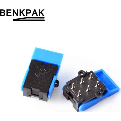 Telephone hook switch reed switch retainer plug switch