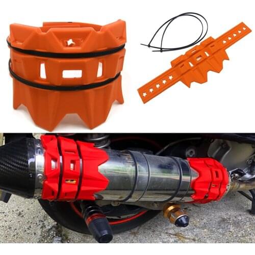 Universal Motorcycle Exhaust Muffler Silencer Protector guard for husqvarna ktm motocross ACERBIS style moto motocross enduro