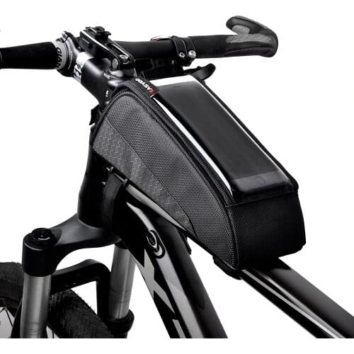 EasyDo Bike Bicycle Bag MTB Pouch Waterproof Front Tube Frame Bag Screen Touch Phone Bags Bike Travel Bags