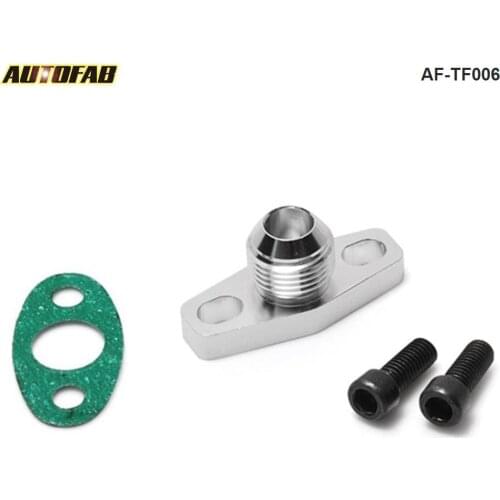 Billet Turbo Oil Drain Return Flange 10 AN Garrett GT28 GT30 GT35 38mm M8 Hole AF-TF006