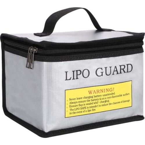 Lipo Battery Safety Bag Fireproof Waterproof Lipo Guard Portable Charging Protection Handbag for RC Drone Parts