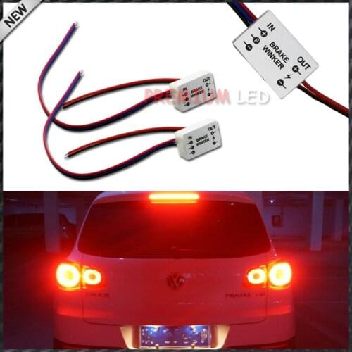 2) Continuous Strobe Flash Module Box For Car 3rd Brake Light, Rear Fog Lamp, Taillamps