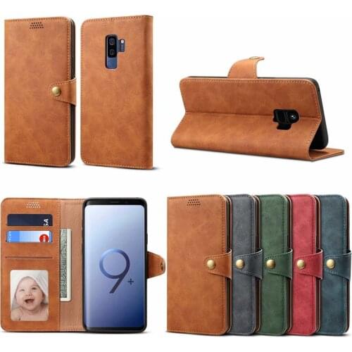 2018 PU Leather Case For Samsung Galaxy s9 Luxury Flip Stand Magnetic Wallet Cover For Samsung Galaxy S9 Plus Phone Cases