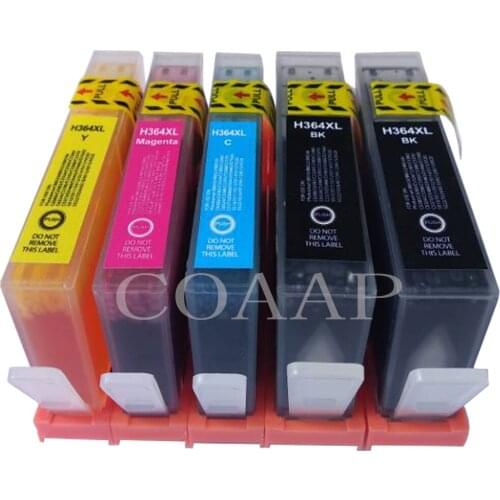 5 Compatible 364XL ink Cartridge for HP 364 xl Ink for Deskjet 3070A Photosmart 5510 6510 B209a C510a C309a Printer