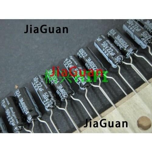 50PCS NEW RUBYCON YXA 50V22UF 5X11MM 105 degrees Aluminum electrolytic capacitors yxa 22UF 50V 22UF/50V