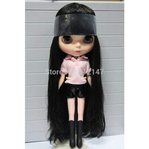 Free shipping cost Nude action figure dolls(black hair )