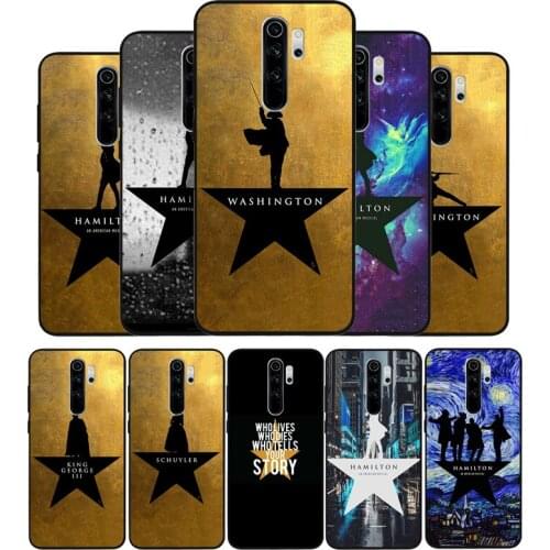 Hamilton black Silicone Phone Case For Redmi note 8 7 Pro S 8T for redmi 9 7A Cover