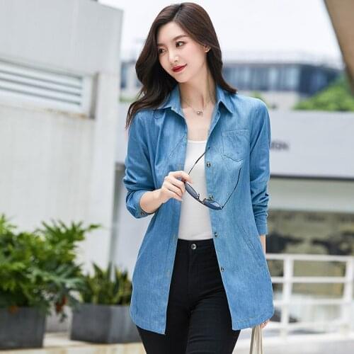 Женские джинсовые рубашки CHUNJUE China At AliExpress