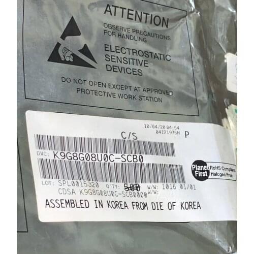 K9G8G08U0C-SCB0
