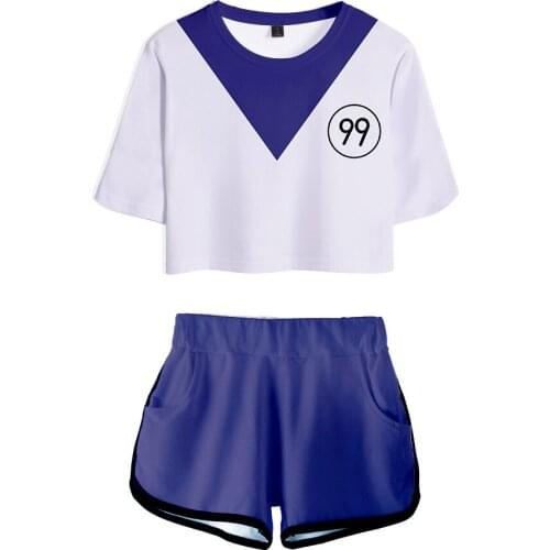 3D Pop Summer Soft Shorts And T-shirts Fashion Women Two Piece Sets Cool Print Crop Top Tracksuit Clothes