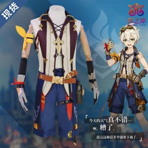 2021 Hot Game Genshin Impact Bennett Cosplay Costumes Cosplay Costume Accessories Customer Size Made Anime Cosplay