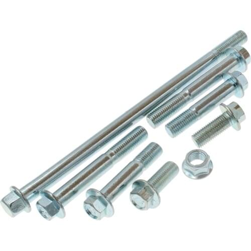 M10 * 25 50 70 125 130 140 150 155 160 180mm 1.25 Pitch Grade 8.8 Galvanized GB5787 Hexagon Head Flange Face Bolt Screws