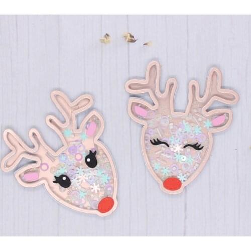 YPPCRAFT Reindeer Shaker Metal Cutting Dies Stencils for DIY Scrapbooking Decorative Embossing DIY Paper Cards