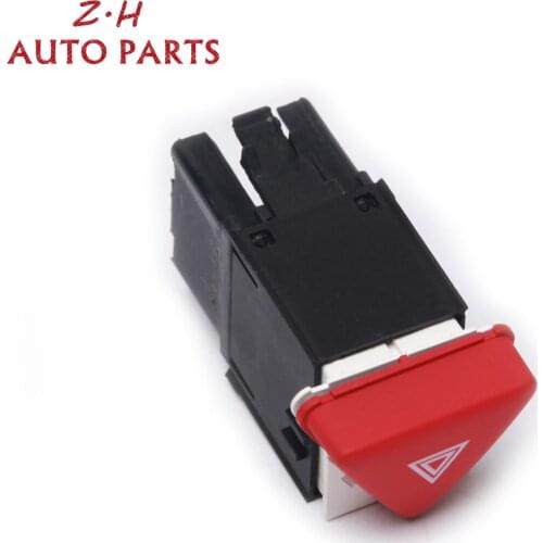NEW 1K0953509A Red Warning Hazard Flash Button Switch For VW Volkswagen Jetta Golf MK5 GTI Rabbit 1K0 953 509 A