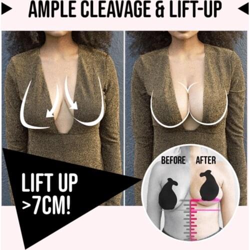 New Invisible Bra Tape Silicone Chest Sticker Lift Seamless Bra Waterproof Bra Intimates Akcesoria 2021 Free Shipping
