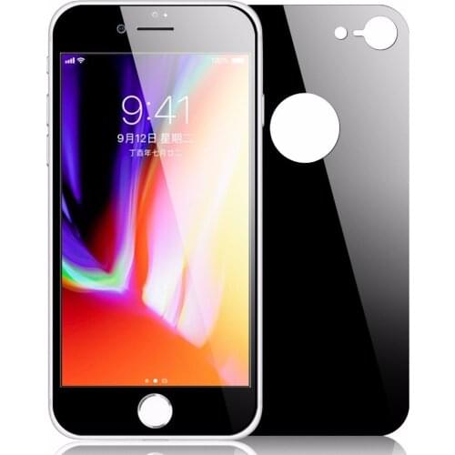 Front and Back Screen Protector Glass For iPhone X 8 7 Plus 3D Tempered Glass For iPhone X 8 7 Plus Cover Protection Film