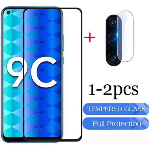 Tempered glass honor 9C Glass Screen Protector for Honor 9c glass for Huawei honor 9C 9A 9s Protective glass lens 1-2pcs films