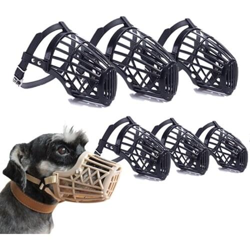 1PC Soft Plastic Pet Dog Muzzle Breathable Basket Muzzles for Small Medium Large Aggressive Dogs Prevent Biting Chewing Barking