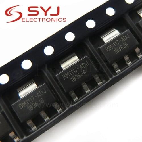 10pcs/lot LM1117IMPX-3.3 N05B LM1117IMPX-5.0 N06B LM1117MPX-ADJ N03A BM1117-ADJ BM1117 SOT-223 In Stock