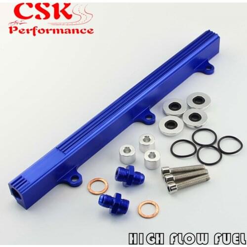 Aluminum Fuel High Flow Injector Rail fit Fits For Honda Civic EG EK B16 B18 B16a B18a B16b