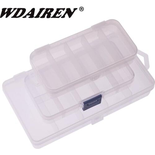 5/10/12 Compartments Fishing Tackle Box Storage Case Fly Fishing Lure Spoon Hook Bait Tackle Case Box Fishing Accessories Tools