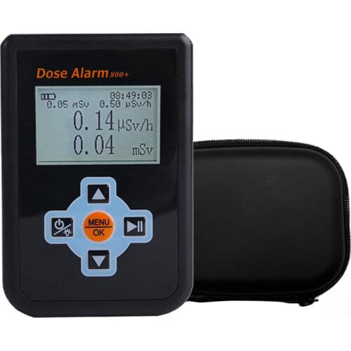 BR-9B Portable Digital Radiation Dosimeter Handheld Nuclear Radiation Detector Geiger Counter Semi-functional Type Marble Tester