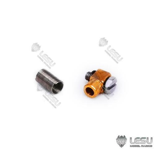 LESU 1/14 RC Metal Nozzle for Hydraulic Excavator Dumper Truck Welded 3*2 Pipe TH16976-SMT5