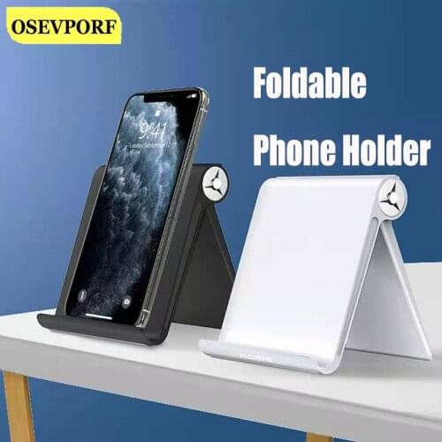 Phone Holder Foldable Cellphone Support Stand for iPhone X 11 7 Tablet Samsung S10 S9 Adjustable Mobile Smartphone Holder Stand