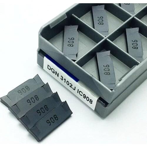 Carbide DGN3102J IC908 DGN3102C IC908 Grooving inserts High-quality cutting tools CNC turning inserts