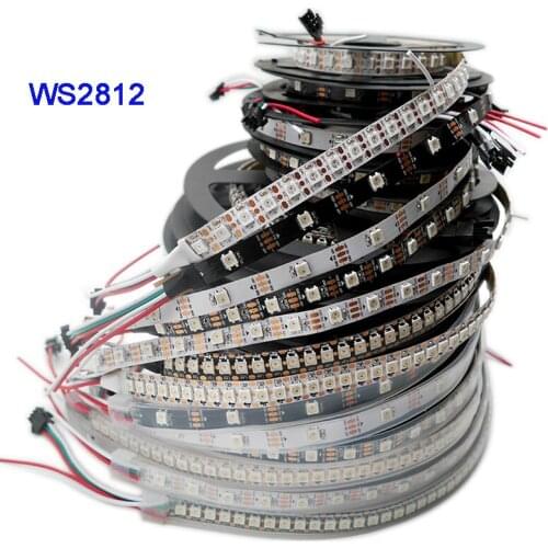 20m 5m/roll ws2812b black PCB IP67 30led/m
