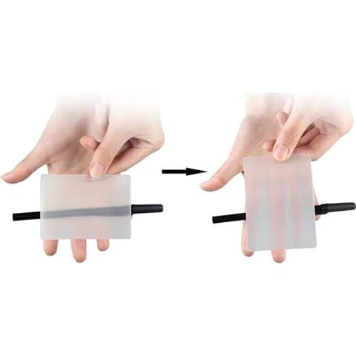 10pcs LUBORS LENS Card Perspective Distortion Close Up Street Magic Tricks Kids Tricky Gimmick Easy To Do for Beginner