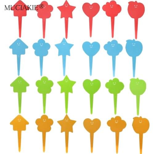 250PCS Plastic Plant Labels Potted Herbs Flowers Markers Tags Reusable Waterproof Gardening Signs Seedling Identification Stakes