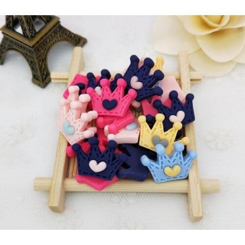 50pcs Matte Heart Flatback Beads For Scrapbooking Craft Diy Hair Clip Figurines Headwear Cellphone Decoration