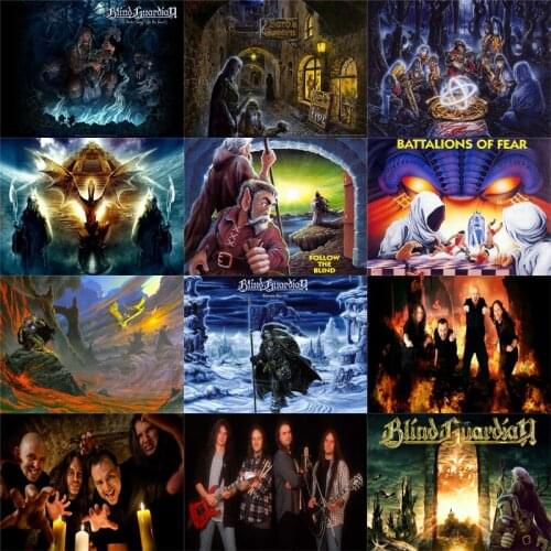 Music Blind Guardian 5d full drill diamond painting Blind Guardian 5D diy diamond embroidery Home Decoration Rhinestone