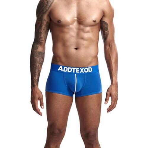 Mens Boxers Breathable Cotton Underwear Sexy Panties Male Cuecas Boxershorts U Convex Pouch Soft Slip Boxers Men