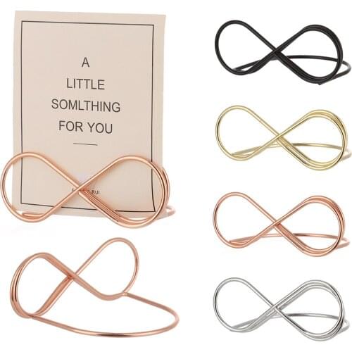 Paper Clamp Card Holder Table Number Holder Stands Name Seating Labels Placard Clips Photo Picture Cards Display Stand