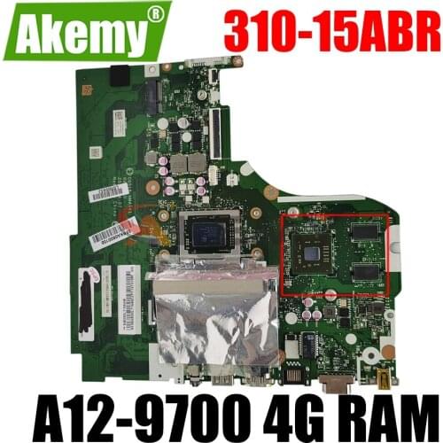CG516 NMA741 NM-A741 for Lenovo Ideapad 310-15 310-15ABR laptop motherboard with CPU A12-9700 4G RAM 100% fully tested