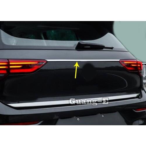 For VW Volkswagen Golf8 Golf 8 2019 2020 2021 Car Body Cover Back Rear Door Bottom Tailgate Frame Plate Trunk Trim Parts Hoods