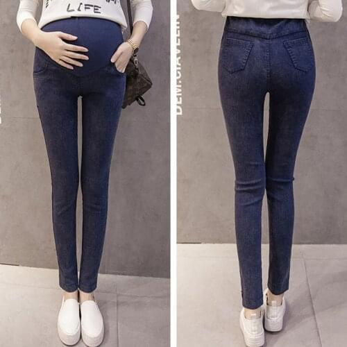 Plus Size 3XL Jeans Maternity Pants For Pregnant Women Clothes Skinny Pants Pregnancy Jeans Abdominal Stretch Pants Gravidas